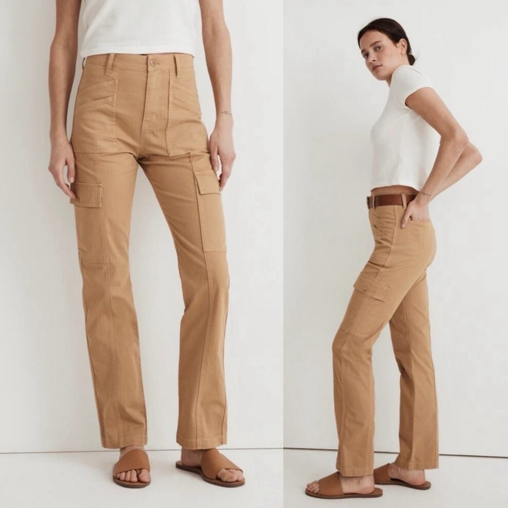 Madewell The Garment-Dyed '90s Straight Cargo Pant Size 28